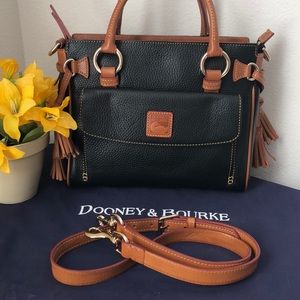 Dooney & Bourke pebbled leather dillon satchel